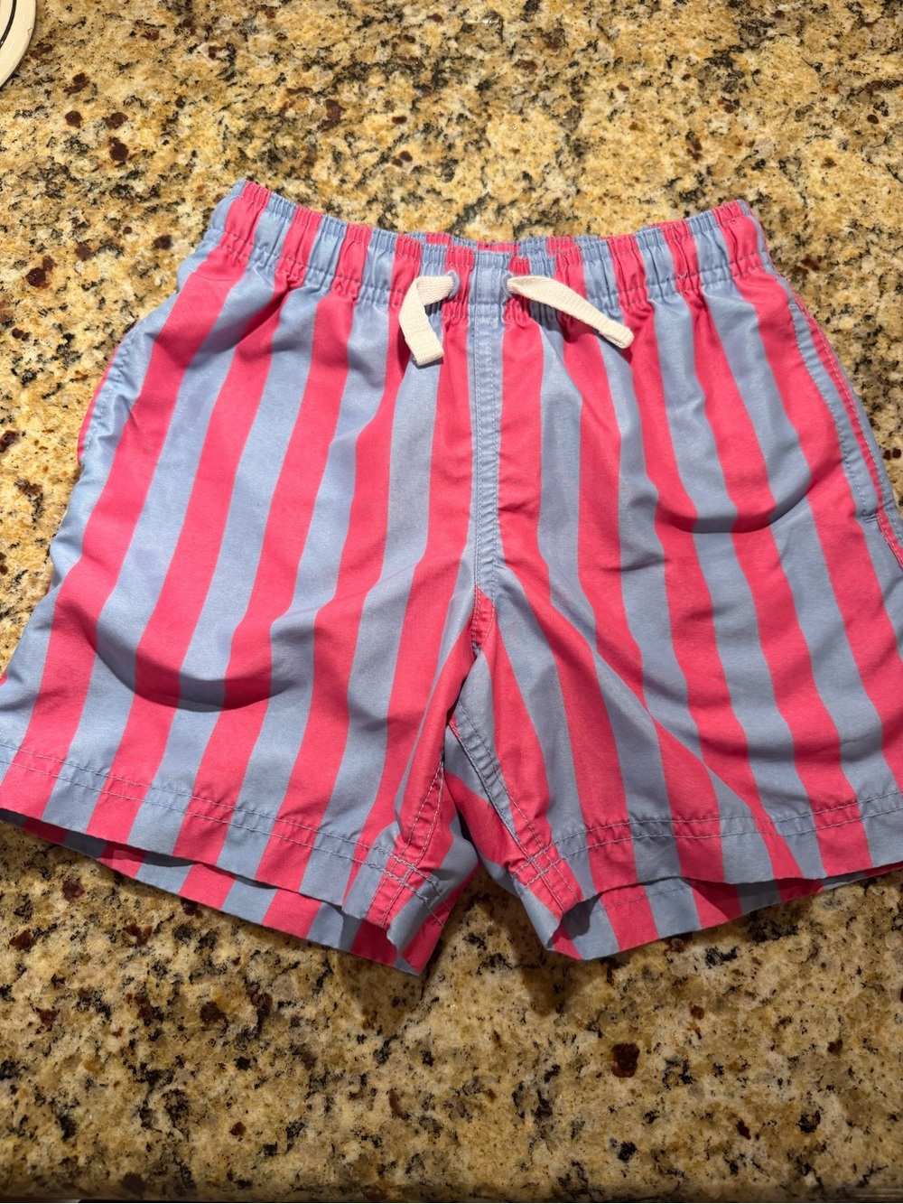 Hanna Andersson Boys’ Striped Swim Trunks size 120cm | 6-7 years